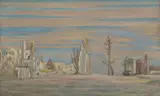 William Rothenstein, Untitled, 1918' oil on canvas 61 x 101.5cm