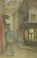 James Bolivar Manson, Untitled, watercolour 23 x 14.5cm Provenance: Tom Robertson. Exhibited: Maltzahn Gallery