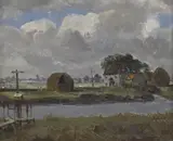 Campbell Archibald Mellon, Untitled, oil on board 26 x 30cm