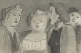 Edward Ardizzone, Untitled, watercolour 18 x 27cm