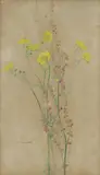 Katherine Cameron, Untitled, watercolour over pencil 30 x 16.5cm Exhibited: The Fine Art Society Ltd.