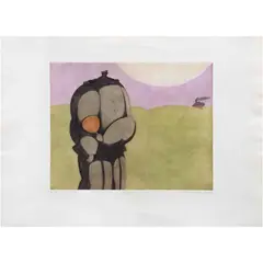Antonio López Sáenz, Adiós, Grabado al aguatinta 3 / 25