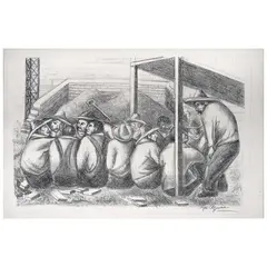 Ignacio Aguirre, Untitled, Litografía sin número de tiraje