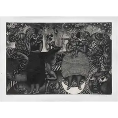 Maximino Javier, Untitled, Grabado al aguafuerte y aguatinta 64 / 100