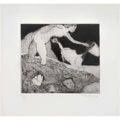 Untitled by Francisco Toledo, Grabado a la punta seca 23 / 25, offered Jan 2023