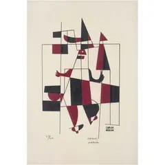 Carlos Mérida, Untitled, Serigrafía 27 / 40