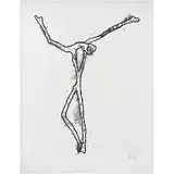 Mathias Goeritz, Salvador de Auschwitz, 1974, Serigrafía 38 / 50