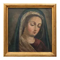 Virgen, ANÓNIMO, Óleo sobre tela