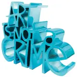 Thierry Guetta, Art is not a crime - hard candy (blue), 2021, Escultura en resina cromada 78 / 95