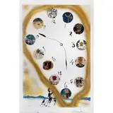 Time and space, de la serie Time by Salvador Dalí, 1973, Litografía 163 / 250, offered Dec 2022