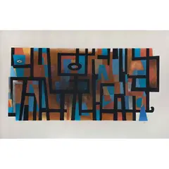 Untitled by Carlos Mérida, 1980, Serigrafía 4 / 100, offered Dec 2022
