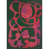 Pedro Coronel, Poética lunar, Serigrafía 307 / 500, edición póstuma