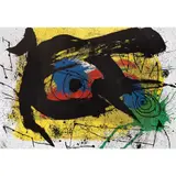 Sin título, de la revista Derrière le Miroir No. 203 by Joan Miró, 1973, Litografía sin número de tiraje, offered Dec 2022