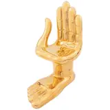 Pedro Friedeberg, Mano pie derecha, Escultura en cerámica y oro amarillo 22k 3 / 4