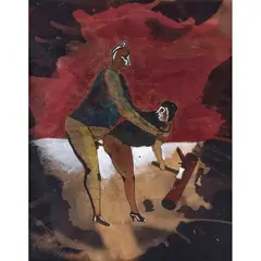 Sin título by Francisco Toledo, 1998, Acuarela, tinta y lápiz de grafito sobre papel, offered Dec 2022