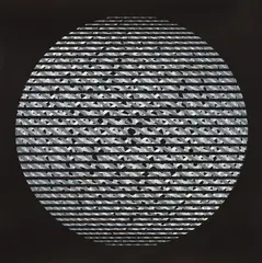 Ludwig Wilding, Ohne Titel, 1973, Farbserigrafie auf glattem Karton