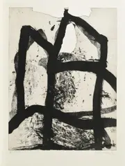 Ohne Titel by Emil Schumacher, 1964, Aquatintaradierung auf Velin, sold Jan 2019