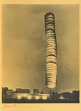 Christo, 5600 Cubicmeter Package (documenta IV, Kassel, 1967-68), 1968, Offset auf Papier