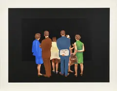 Howard Kanovitz, Ohne Titel, Farblithografie auf Velin