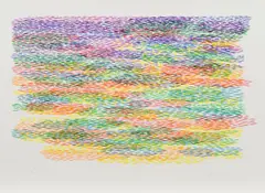 Ohne Titel by Piero Dorazio, 1977, Farblithografie auf BFK RIVES (Wasserzeichen), sold Sep 2018