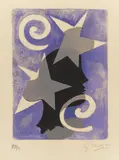 Georges Braque, Auktion 422, Los 508, 1963, Farblithografie auf Arches (Wasserzeichen)