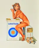 Mel Ramos, Vantage, 1972, Offsetlithografie auf Karton