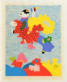 Otmar Alt, Ohne Titel, 1969, Farblithografie auf Velin