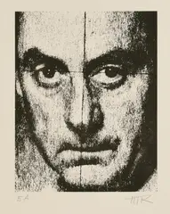 Ohne Titel by Man Ray, 1972, Serigrafie auf ARCHES (Wasserzeichen), sold Jan 2020