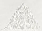 Auktion 422, Los 907 by Günther Uecker, 2001, Prägedruck auf handgeschöpftem Bütten, sold Dec 2018