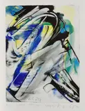 "Kilph" by Karl Otto Götz, Farbige Offsetlithografie auf glattem Papier, sold Jan 2019