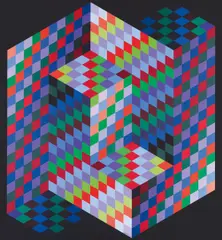 Victor Vasarely, Auktion 419, Los 306, 1981-90, Acryl auf Leinwand