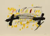Clau del Foc by Antoni Tàpies, 1973, Farblithografie auf Velin, sold Jan 2019