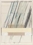 Cy Twombly, Aus: Hommage à Picasso, 1973, Farboffset und Lithografie auf leichtem Karton