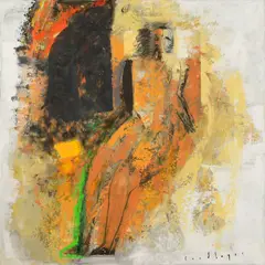 Tord Lager, Figure, 1999, Acryl auf Leinwand