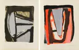 Bram van Velde, Konvolut von 2 Lithografien