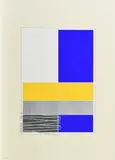 Ohne Titel (Aus: "Caroni") by Jesús Rafael Soto, Farbserigrafie auf Velin, sold Feb 2019