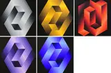 Victor Vasarely, Konvolut von 5 Serigrafien, 1970, Jeweils: Farbserigrafie auf Karton