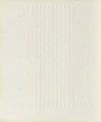 Günther Uecker, Ohne Titel, 1989, Prägedruck auf Büttenkarton