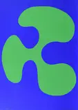 Leon Polk Smith, Color Forms G, 1974, Farbserigrafie auf Karton