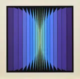 Jean-Pierre Yvaral, Ohne Titel, Farbserigrafie auf leichtem Karton