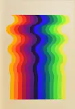 Julio Le Parc, Ohne Titel, Farbserigrafie auf ARCHES FRANCE (Wasserzeichen)