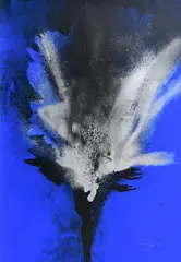 Ohne Titel by Otto Piene, 1962/72, Farbserigrafie auf leichtem Karton, sold Mar 2019