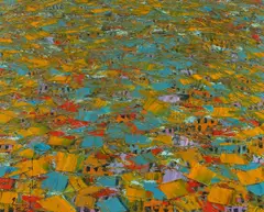 Auktion 432, Los 650 by Ablade Glover, 1991, Öl auf Leinwand, sold Jun 2019