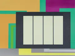 Auktion 419, Los 372 by Peter Halley, 1998, Acryl und Roll-a-Tex auf Leinwand, sold Nov 2018