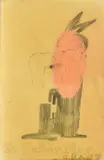 Sandra Vásquez de la Horra, El senor Marchant, 2003, Bleistift und Wachs auf Papier