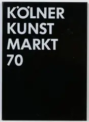 Mappenwerk, Kölner Kunstmarkt 70. Luxusausgabe, 1970, Komplette Kassette mit je einer Druckgraphik von 27 Künstlern u.a