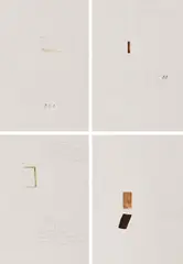 Anna Gudjónsdóttir, Konvolut von 4 Zeichnungen, 1989, Jeweils: Aquarell und Bleistift auf Papier