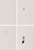 Anna Gudjónsdóttir, Konvolut von 4 Zeichnungen, 1989, Jeweils: Aquarell und Bleistift auf Papier