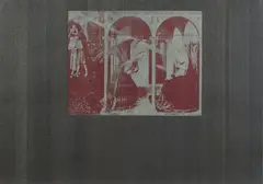 Hubertus Reichert, Ohne Titel (Eisenglimmer), 1993, Farbserigrafie über Eisenglimmerlack auf körnig beschichtetem Karton