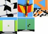 Allan D'Arcangelo, Konvolut von 5 Serigrafien (aus: "69"), 1969, Farbserigrafie auf Karton
